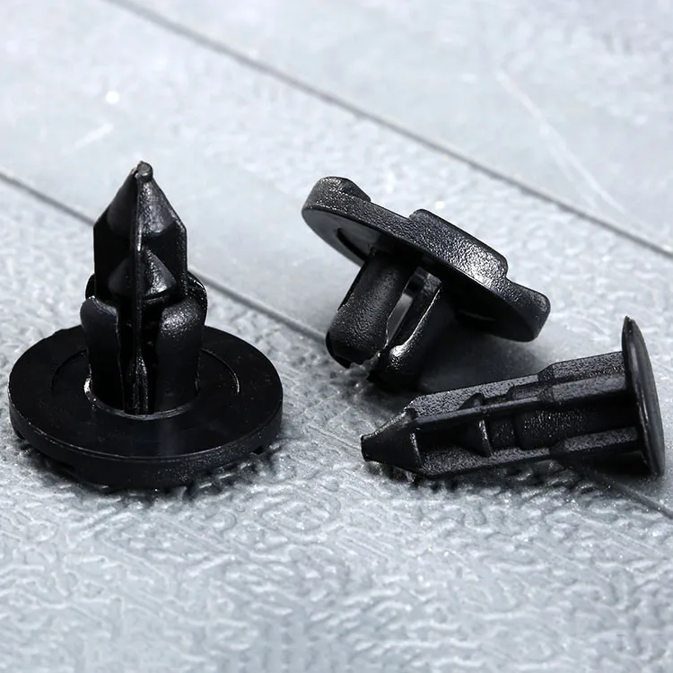 50 шт. авто бампер крепеж 8 мм отверстие пластиковые заклепки для Nissan Fender фиксатор