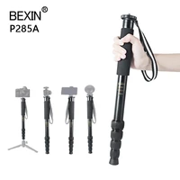 bexin travel camera phone support rod walk stick lightweight portable flexible unipod dslr video camera monopod for canon nikon