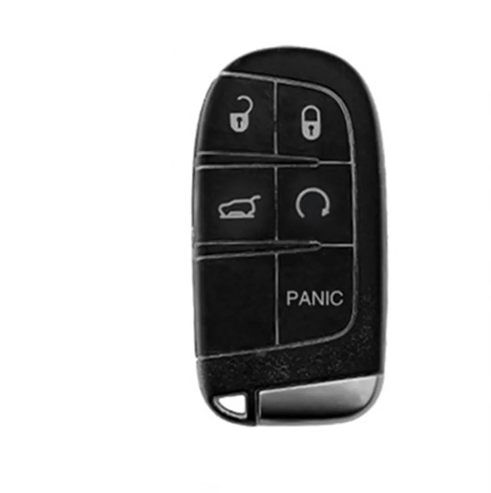 Чехол для автомобильного ключа карбоновое волокно Jeep Renegade Compass Grand Cherokee Chrysler 300C