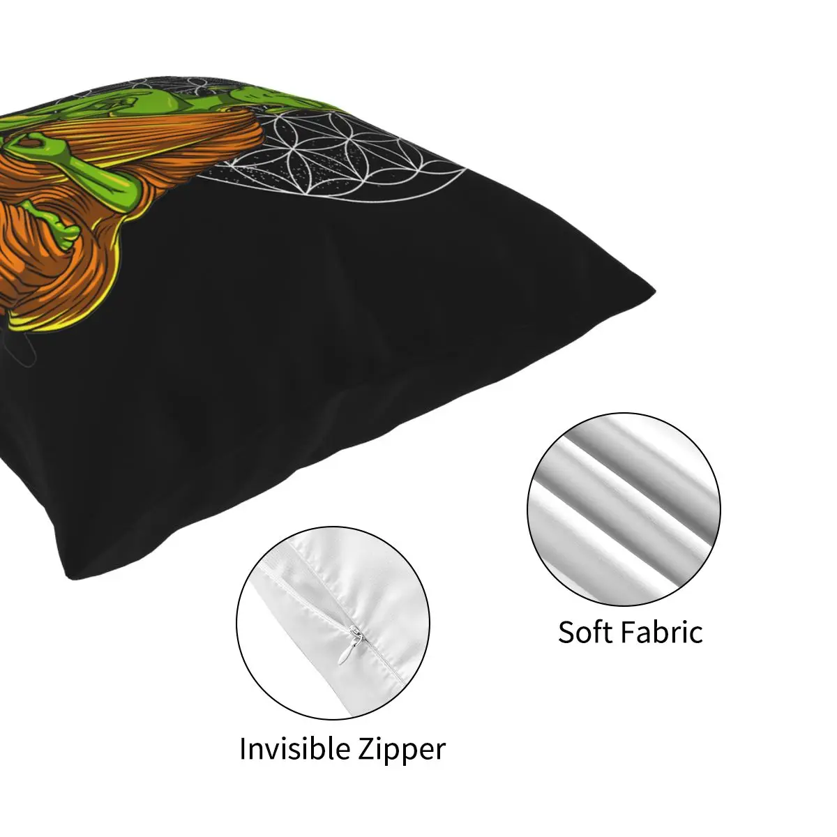 Космический Инопланетянин искусственная задняя крышка декоративная подушка для