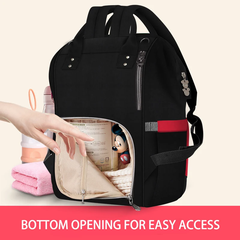 Сумка для подгузников Disney красная сумка мамы с Микки Маусом Детский рюкзак