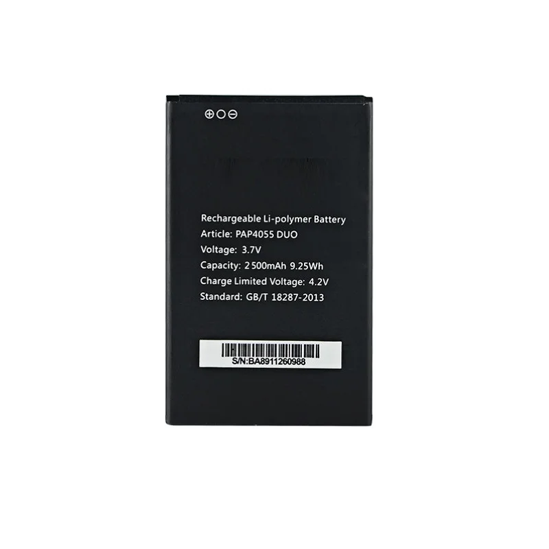 PAP4055 2500 мА/ч Батарея для Prestigio MultiPhone PAP 4055 DUO заменитель мобильный телефон
