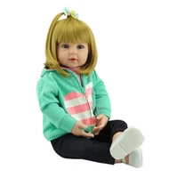 22 lifelike reborn baby girl doll soft viny infant newborn toy jessica gift american girl doll dolls for girls hot