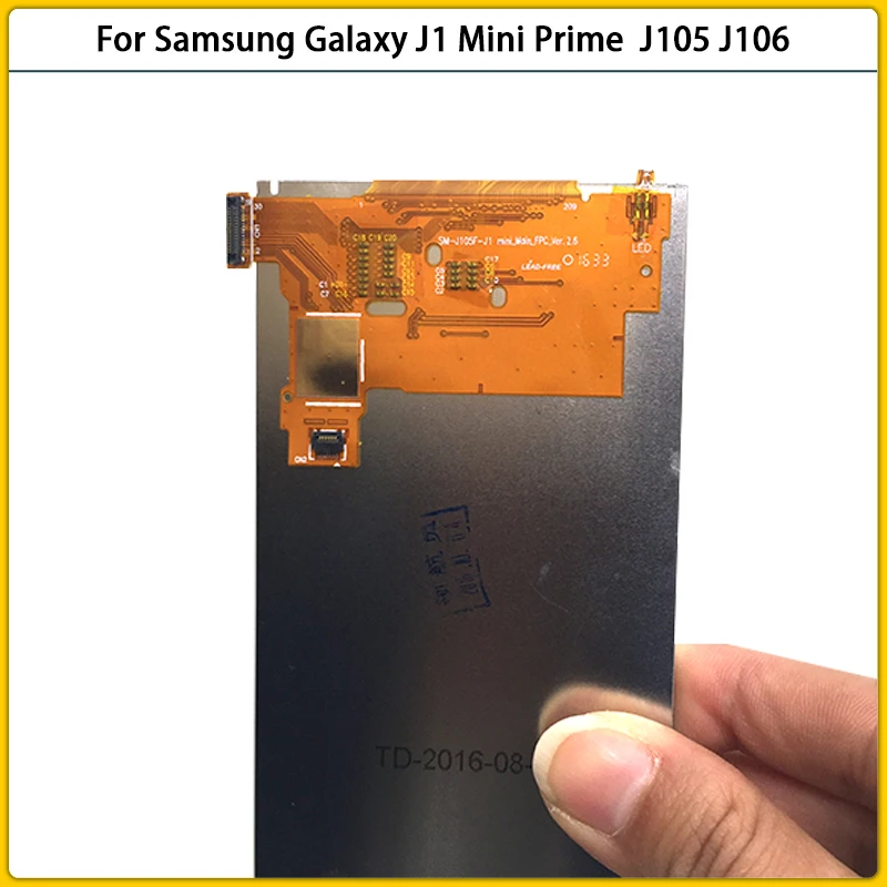 10 шт. Оригинальный ЖК-дисплей для Samsung Galaxy J1 Mini J105 J105H/J1 Prime J106 J106F J106M экран