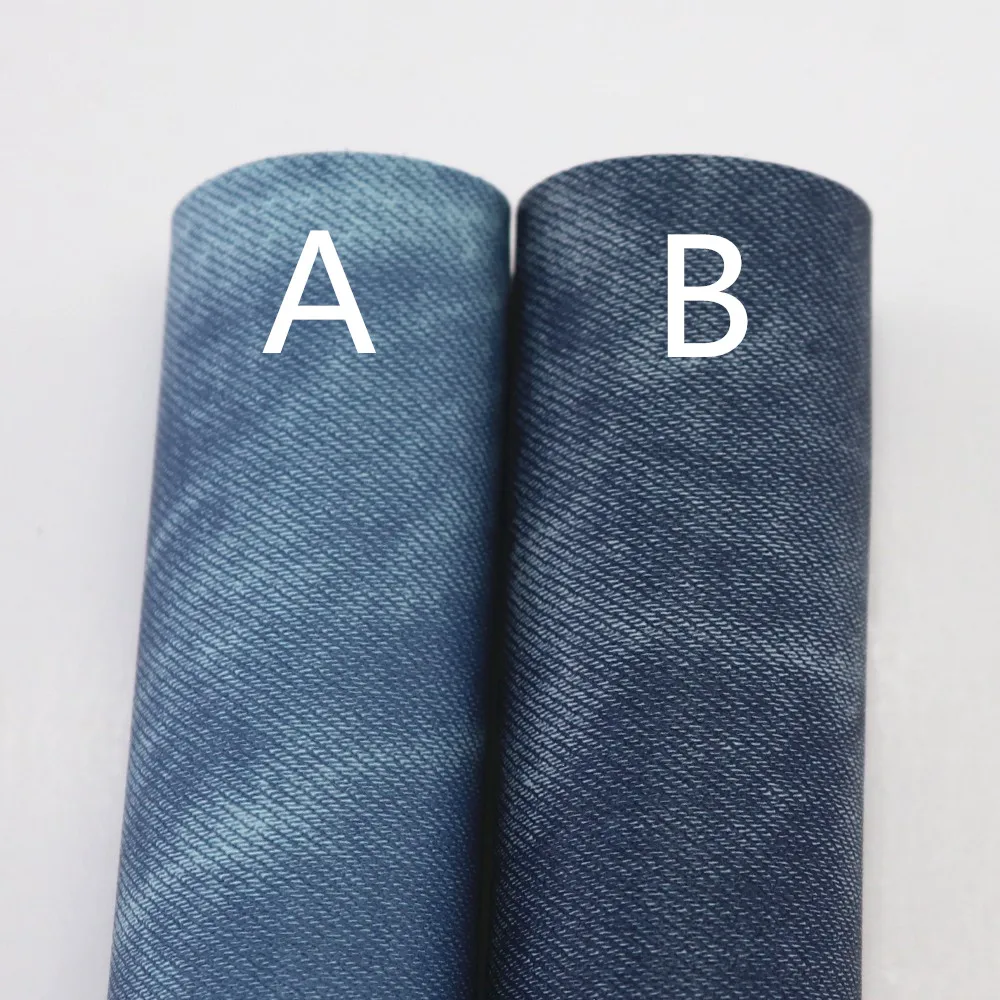 Джинсы A4 из листового денима гладкая синяя искусственная кожа материал