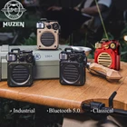 MUZEN дикая Миниатюрная Bluetooth-Колонка в стиле ретро, креативный подарок на день рождения, рождественский подарок, уличная Водонепроницаемая металлическая декоративная колонка