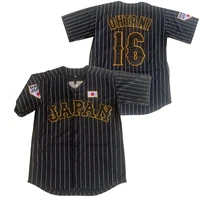 bg baseball jerseys japan 16 ohtani jerseys outdoor sportswear embroidery sewing black hip hop street culture 2020 summer