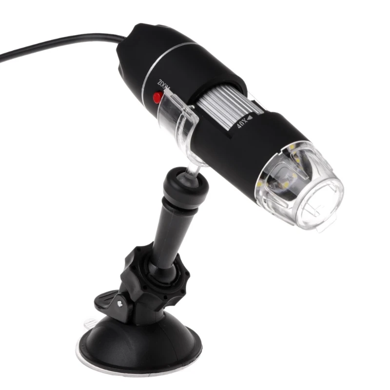 

Portable Digital USB Microscope Camera 1000X 8 LED Light Handheld Suction Tool