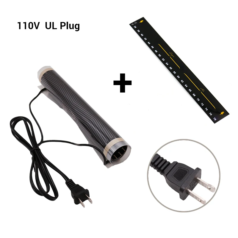 

40 Watt Homebrew Electric Fermentation Wrap Heater 110v(UL) & 220V(EU) Plug Homebrew Carboy Fermenter Bucket Beer Wine