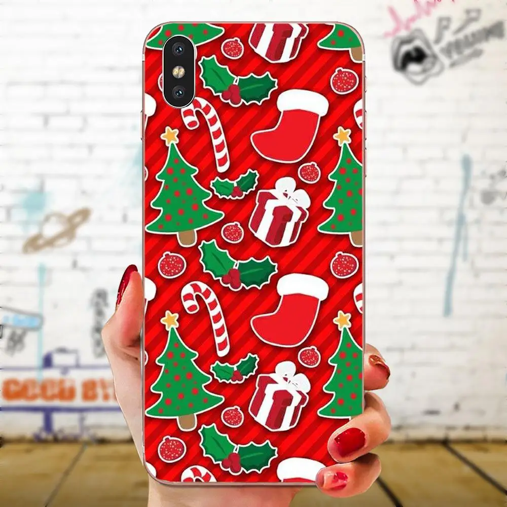 Красочные веселого Рождества для LG K50 Q6 Q7 Q8 Q60 X Мощность 2 3 Nexus 5 5X V10 V20 V30 V40 Q Stylus