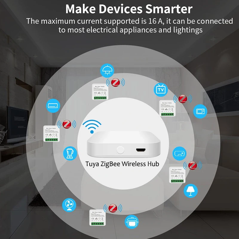 Умный светильник ключатель света Tuya ZigBee 3 0 выключатель модуля сделай сам для