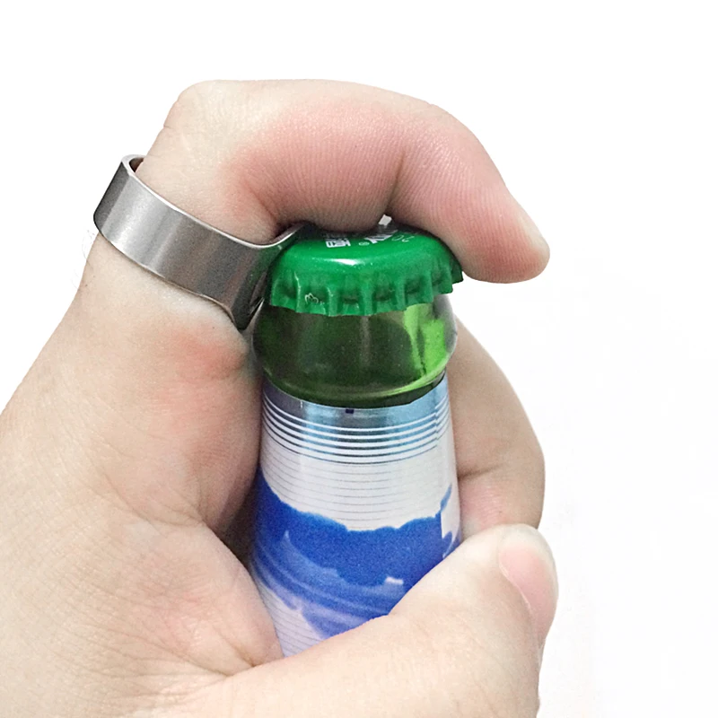 20 мм Уникальное Универсальное кольцо на палец из нержавеющей стали в форме