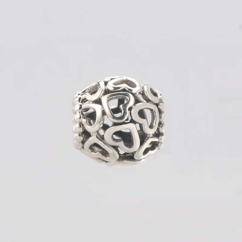 

Bewill S925 Sterling Silver Opens The Charm Of Your Heart Hollow Beaded Fit Original Bracelet Necklace Diy Jewelry