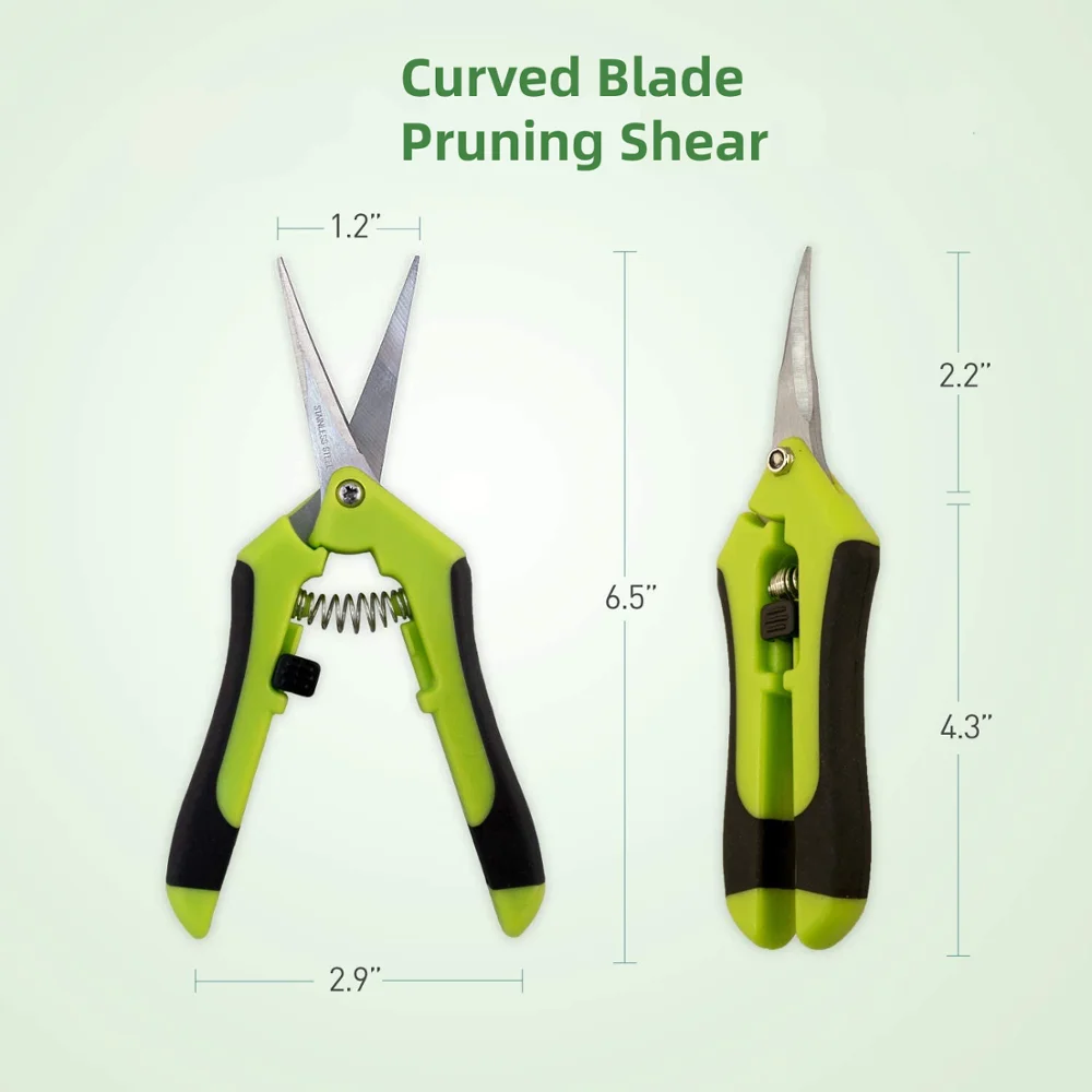 10 шт. садовые ножницы с прямыми/изогнутыми лезвиями 6 5 дюйма | Дом и сад
