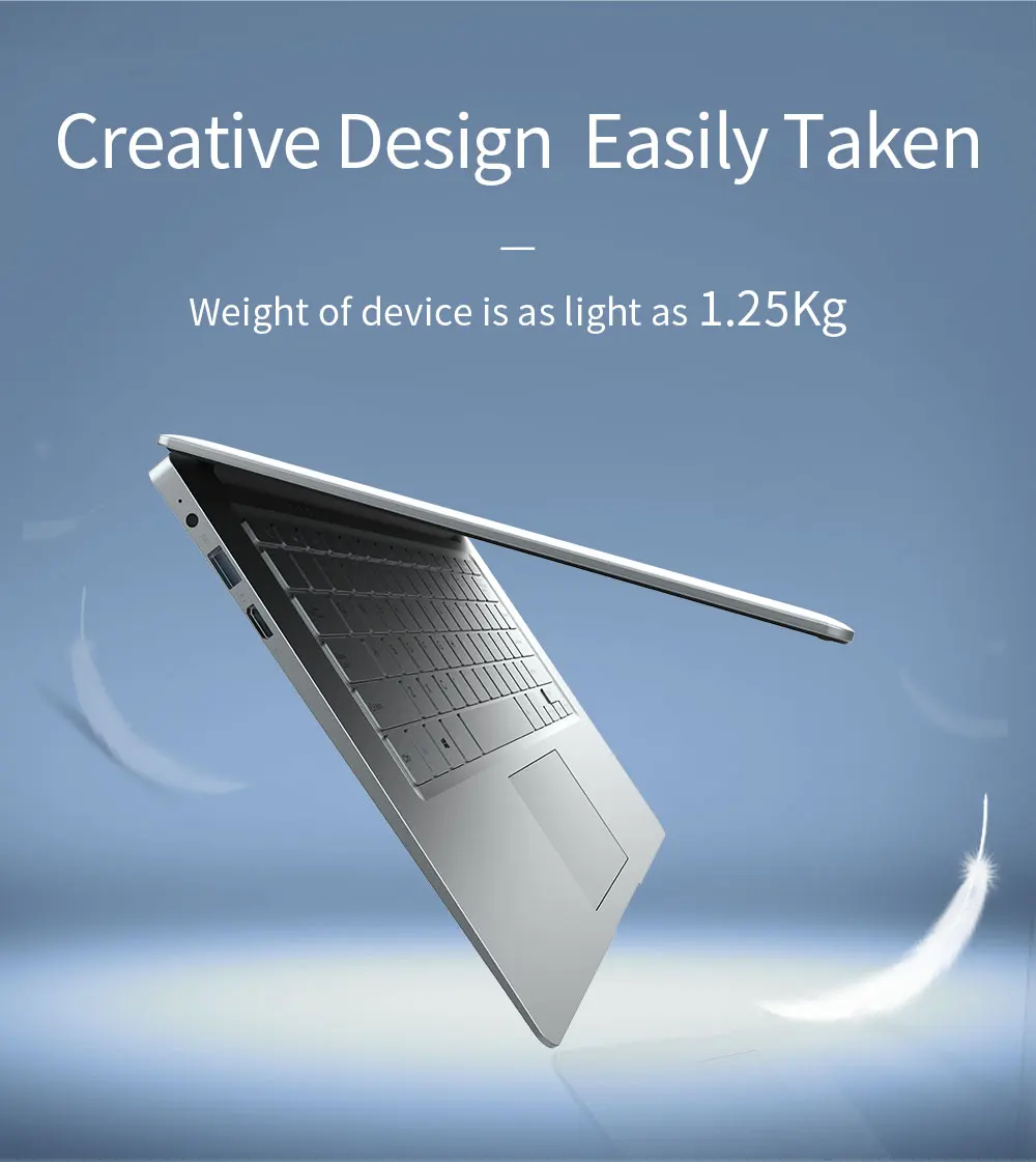 Jumper EZbook A5 14 дюймов ноутбук 1080P FHD Intel Cherry Trail Z8350 четырехъядерный ноутбук 1,44 ГГц Windows 10 4 Гб LPDDR3 64 Гб eMMC EU