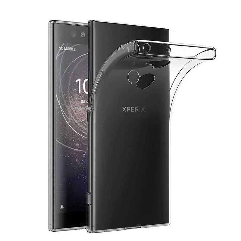 Прозрачный мягкий чехол для Sony Xperia L1 L2 L3 XA XA1 XA2 Ultra XZ XZ1 XZ2 XZ3 XZ4 X10 Plus Z1 Z2 Z3 Z5