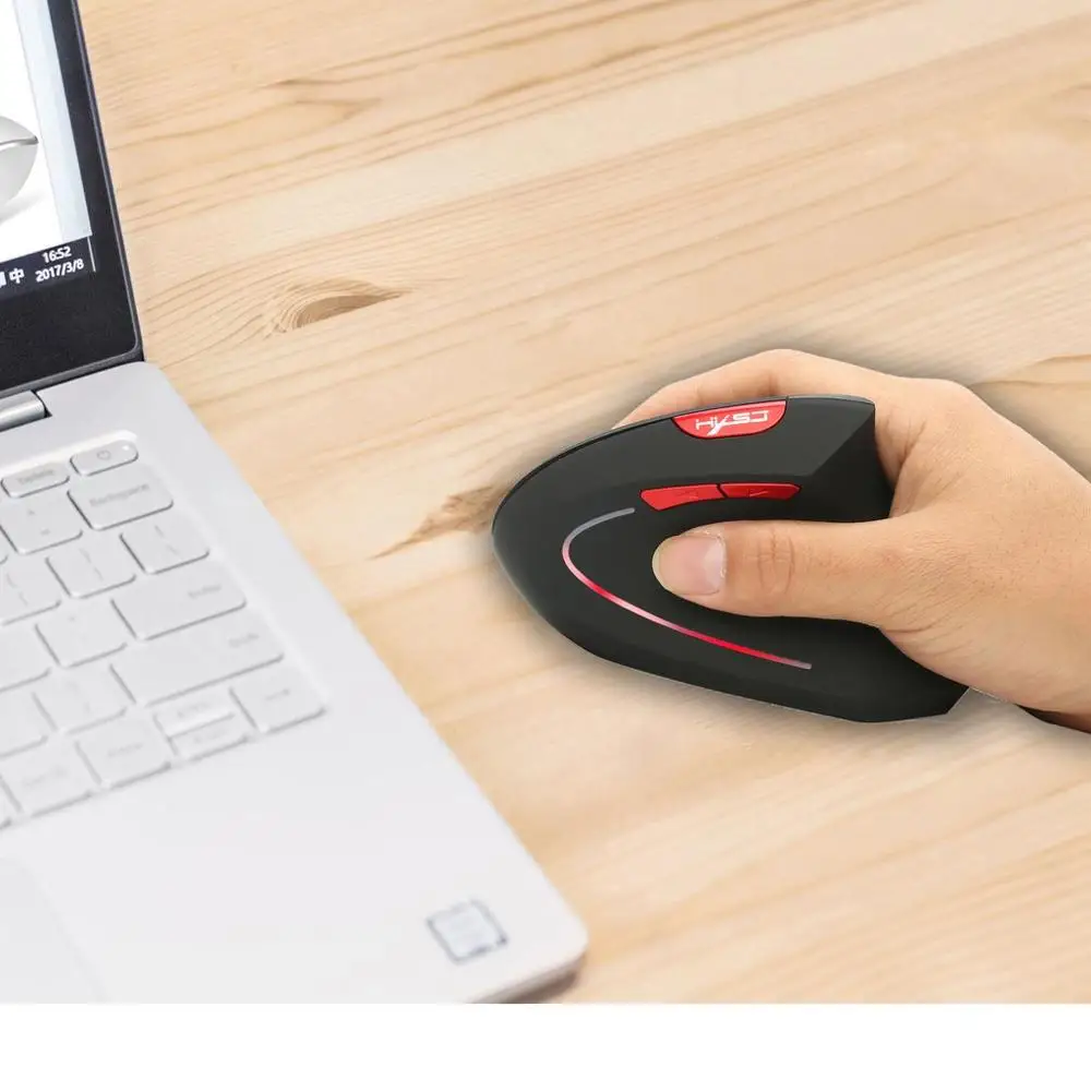 T29 беспроводная мышь Вертикальная игровая оптическая DPI 4 кнопки Bluetooth