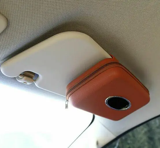 

Автомобильный козырек от солнца, держатель для салфеток, бумажный чехол для полотенец, кожаный зажим для салфеток