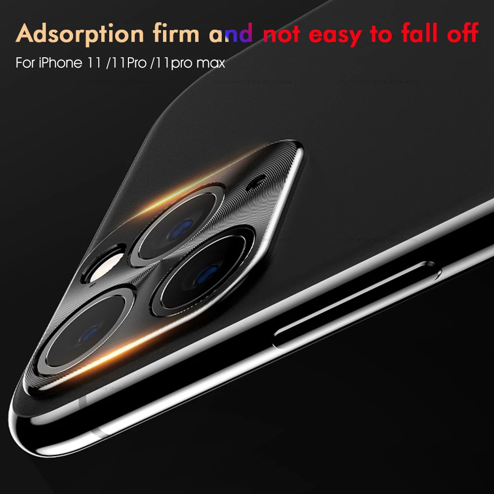 Металлическое кольцо для объектива задней камеры iPhone 11 Pro XS Max XR X 7 8 защитный чехол