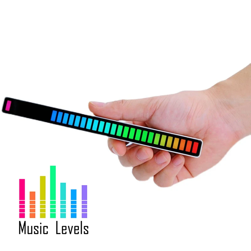

5V USB RGB LED Strip Music Voice Sensing Sync For Computer Chassis Monitor Gaming TV Car Dynamic Atmosphere DIY Decorate Bar