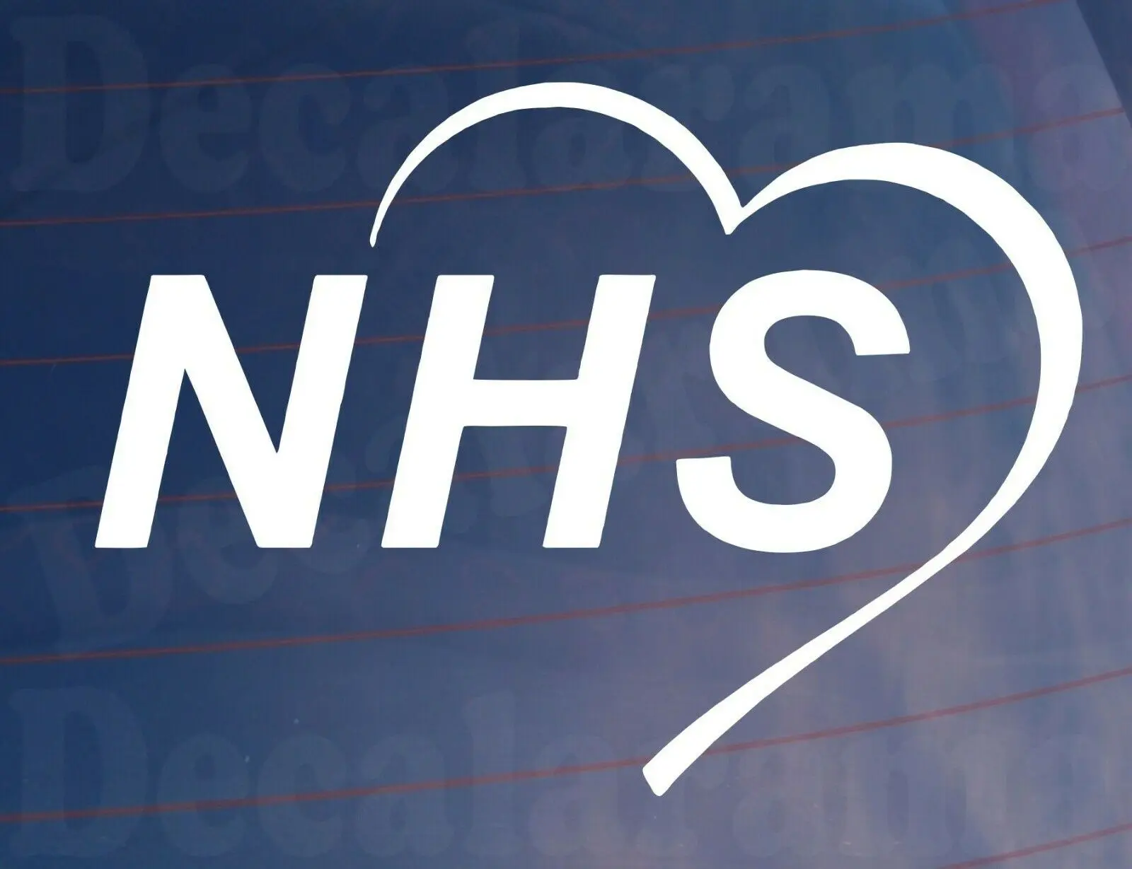 

Автомобильная наклейка сердце NHS Новинка Фургон Грузовик окно бампер багажник дверь дом домашняя наклейка