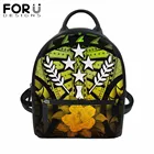 Женский рюкзак FORUDESIGNS 2020, новая полинезийская дизайнерская Повседневная Портативная сумка через плечо из искусственной кожи