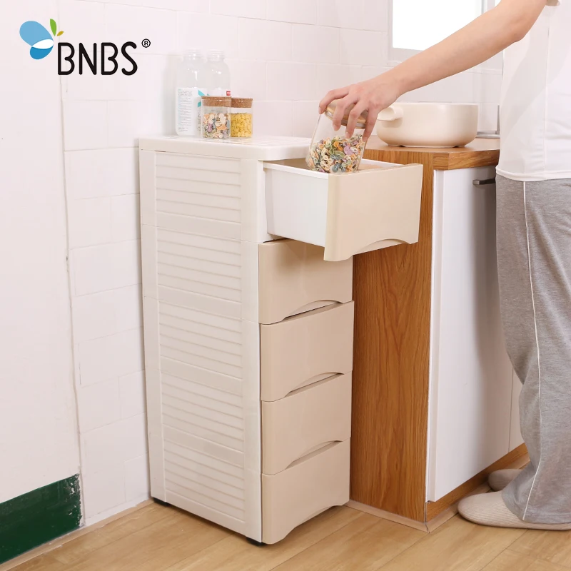BNBS пластиковый шкаф для хранения кухонных ящиков Органайзер комод тип одежды