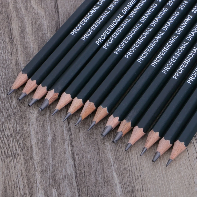 

14Pcs Professional Drawing Sketch Pencil Art Artist Craft School Supplies Set
