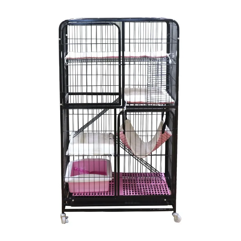 Клетка для кошек домик дома большой размер свободное пространство двухслойный