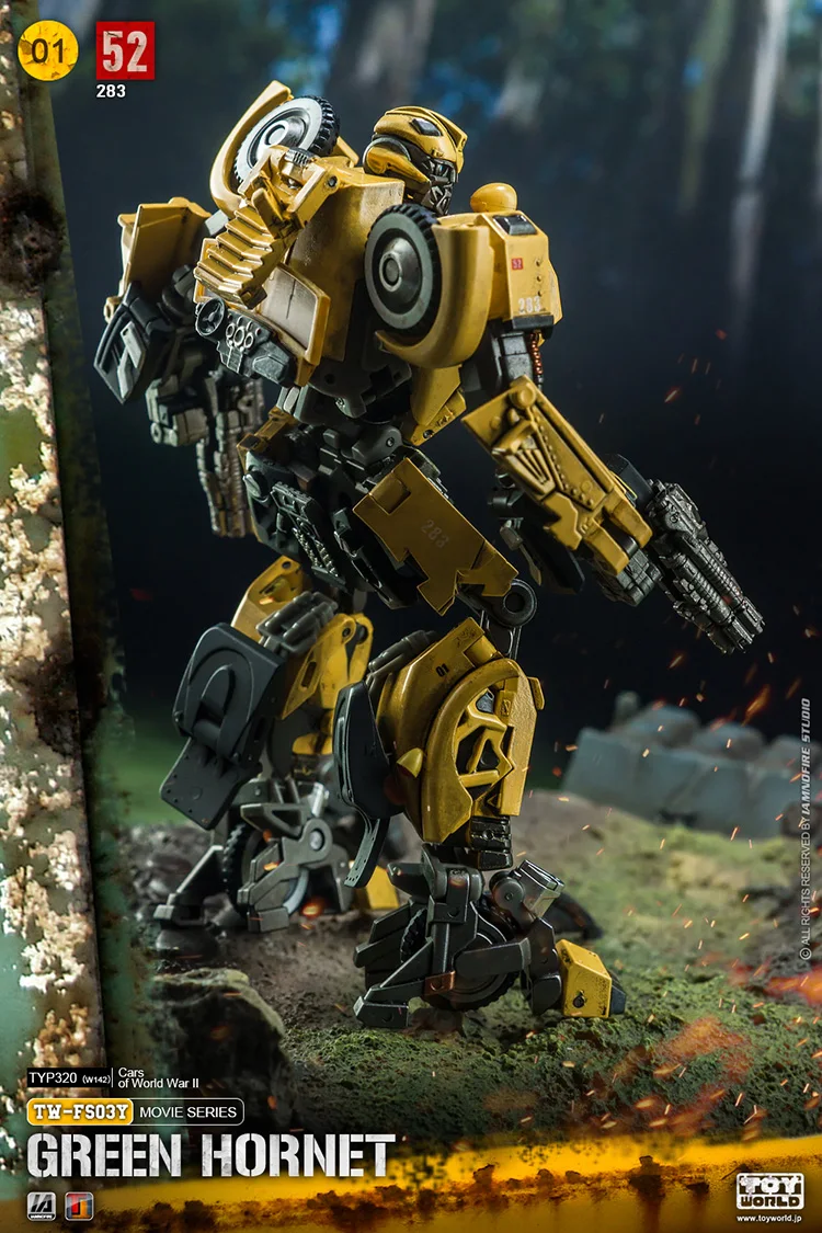 Трансформация KO Toyworld TW-FS03Y Второй мировой войны большая пчела сплав старая живопись SS масштаб фигурка робот Коллекция игрушек модель