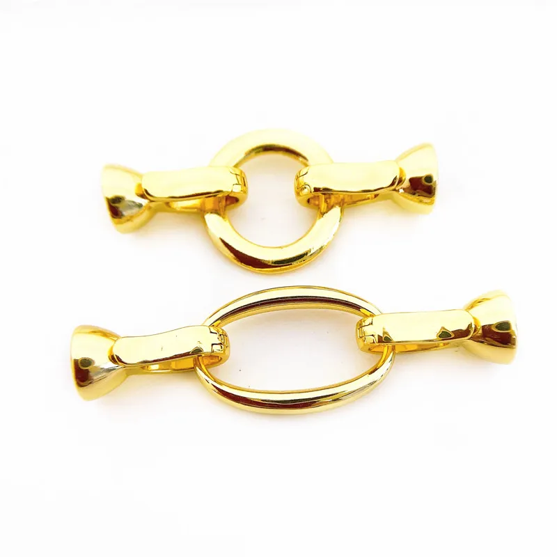 

Copper Gold Plated Cubic Zirconia Fastener Clasp Hooks Connectors Accessories For DIY Necklace&Bracelet Chain Jewelry Making