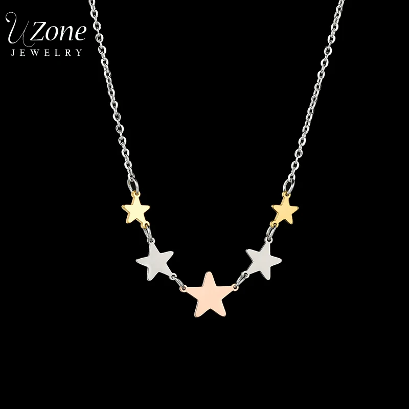 KONE минималистичные Маленькие искусственные ожерелья из нержавеющей стали с