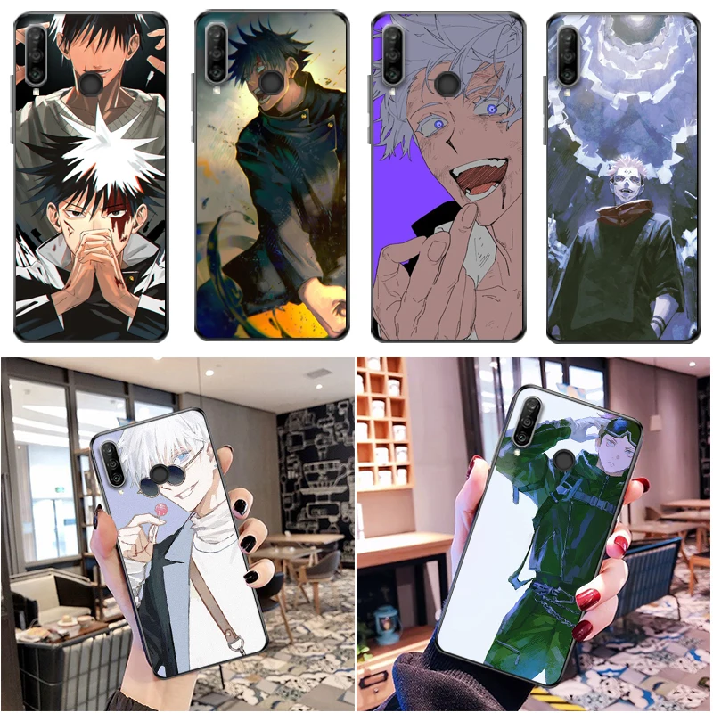 

Jujutsu Kaisen Yuji Itadori Sukuna Satoru Gojo Fushiguro Megumi Phone Case For Huawei P30 Lite Pro Funda Coque Cases Back Cover