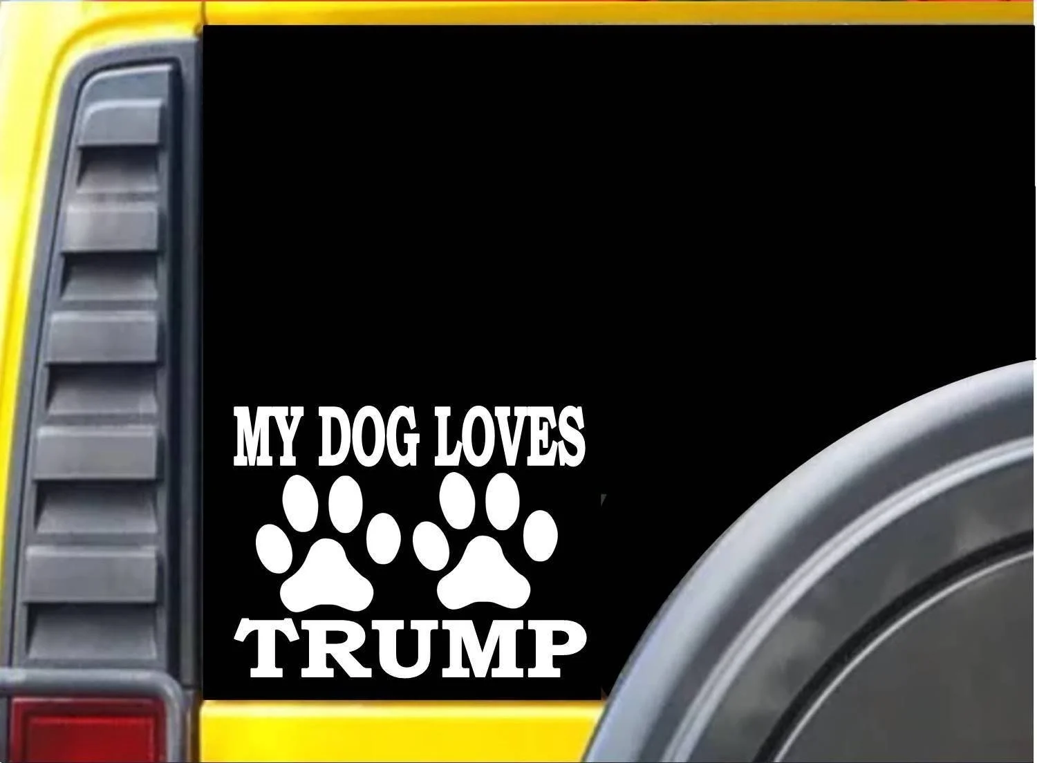 МОЯ СОБАКА ЛЮБИТ Трамп K464 6 дюймов Стикеры республиканский выборов наклейка