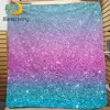 BlessLiving Colorful Realistic Bed Quilt Blue Pink Bedding Twin Pastel Colors Cozy Summer Comforter Trendy Coverlets colchas 1