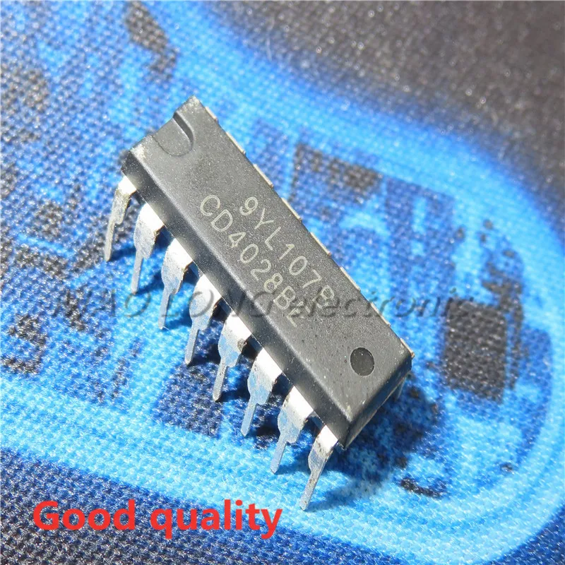 

10PCS/LOT CD4028BE CD4028 DIP-16 Decimal Decoder New In Stock