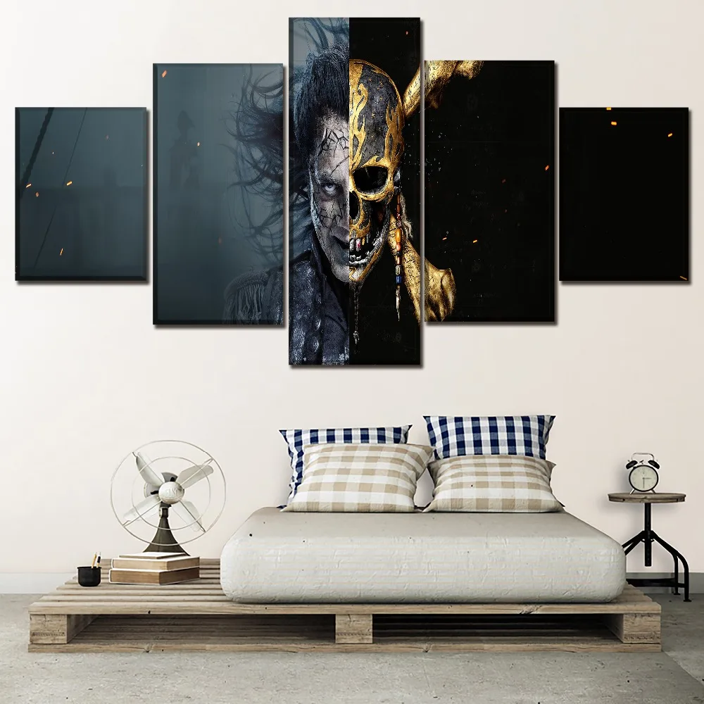 Холст печати фильм с изображением персонажа фильма Пираты Карибского моря