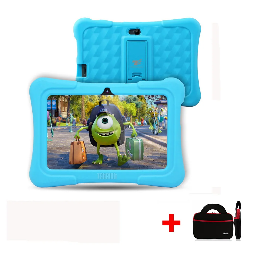 Dragon Touch Y88X Plus, 7 дюймов, детский планшет, для детей, 16 ГБ, четырехъядерный, Android 8,1+, сумка для планшета+ защита экрана, подарки для детей - Комплект: Комплект 4