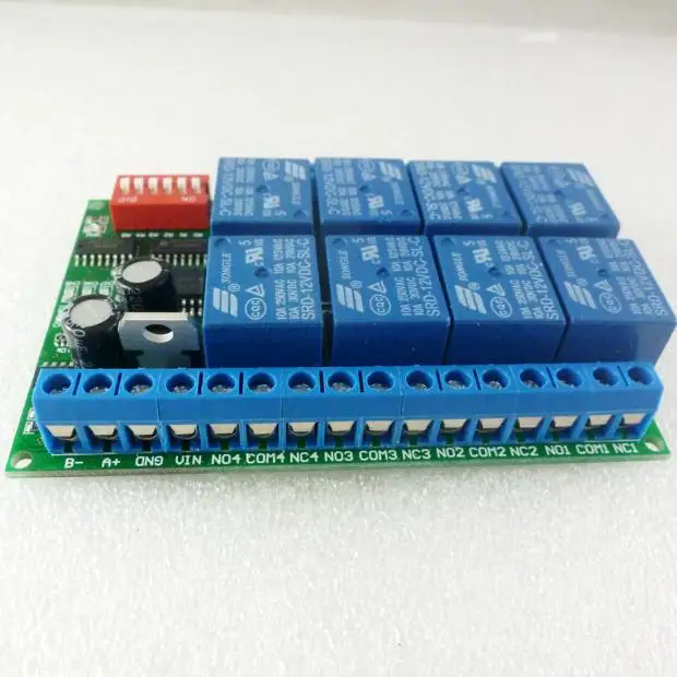 Плата переключателя релейного модуля 8 каналов 12 В Modbus RTU RS485 | Инструменты