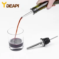 ydeapi stainless steel whisky liquor oil wine pourer cap spout stopper mouth dispenser bartender kitchen tools bar accessories