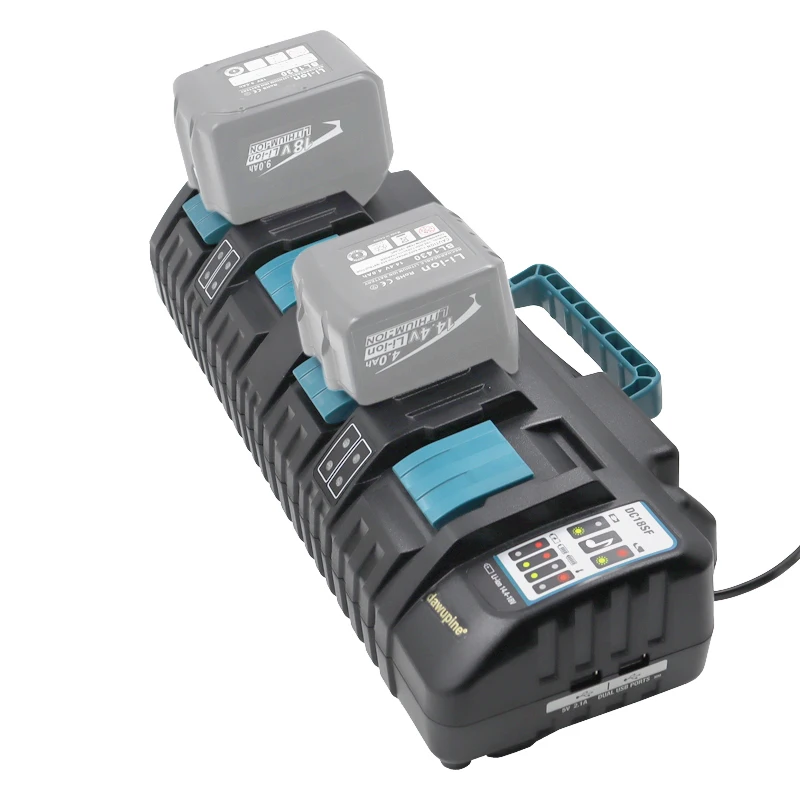 Для Makita DC18SF BL1430 BL1830 14 4 V 18V ионно-литиевая Зарядное устройство Rapid Optimum 4-Порты и