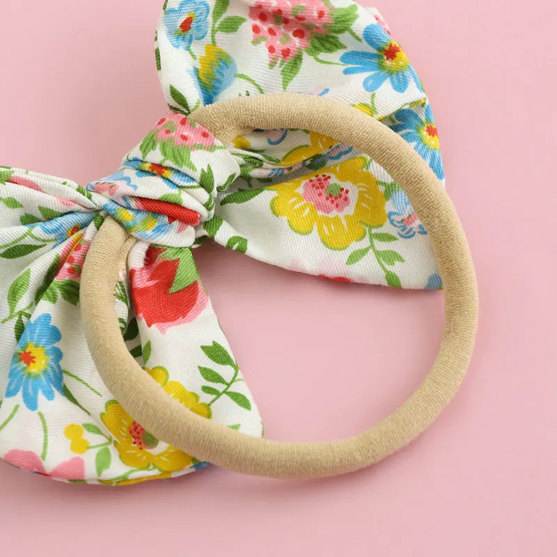 

1PC Baby Bows Headbands Fashion New Cotton Cloth Floral Hair Band Girls Sweet Hair Accessories Baby Gifts