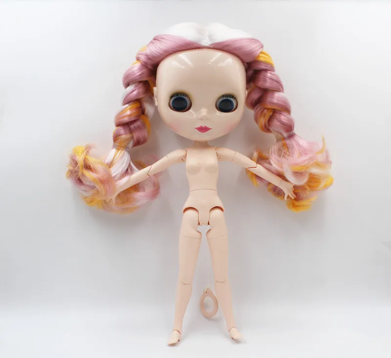 Free Shipping colorful RBL-920 DIY Blyth doll fashion hair 4 big eyes man body 1/6 BJD special price boy toy girl birthday gift | Игрушки и