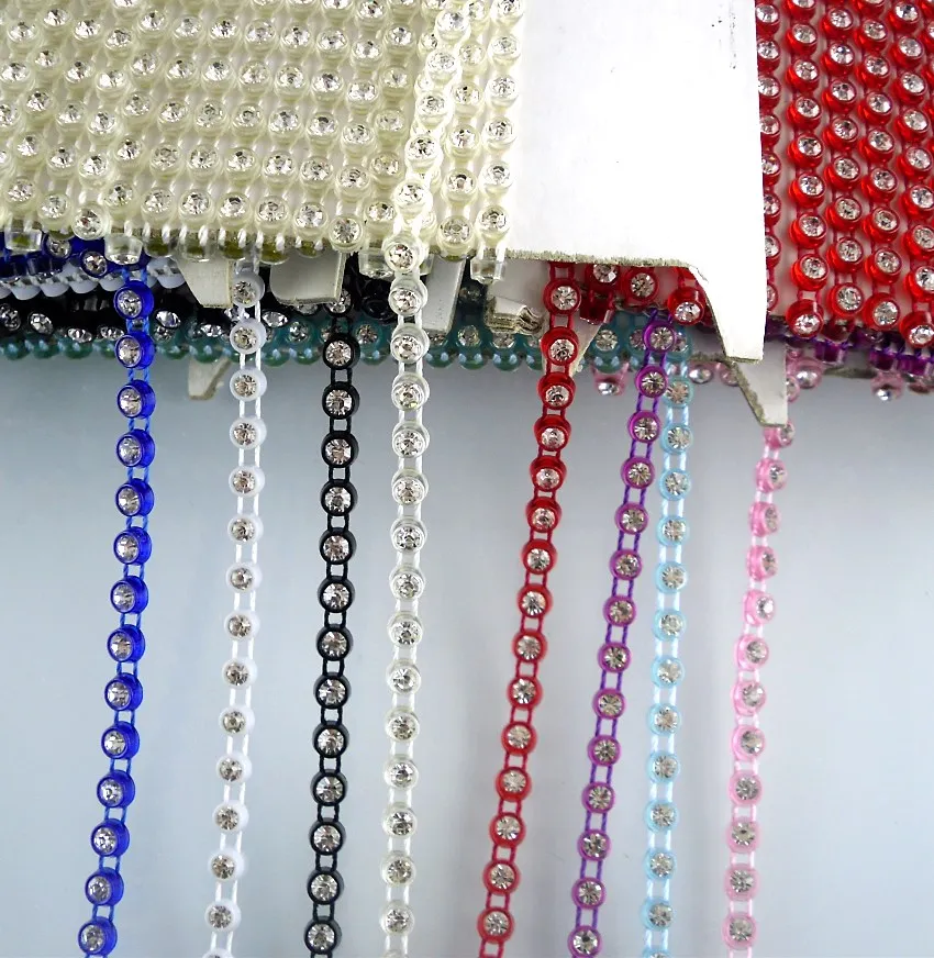 Diy SS12 класса прозрачные кристаллы стеклянные камни 3 мм Стразы пластиковая чашка