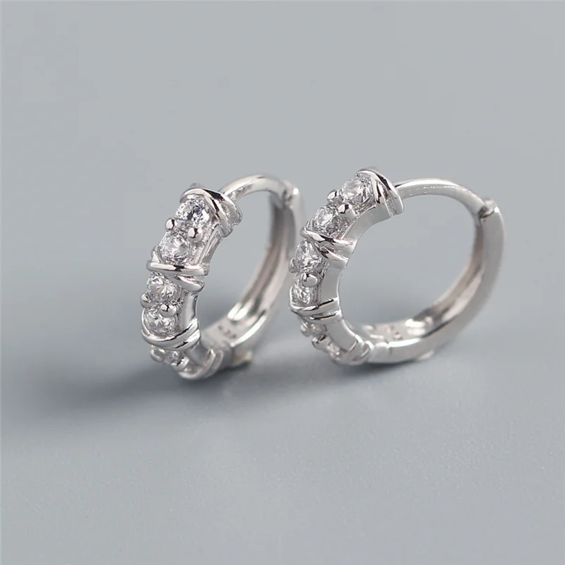 Женские серьги гвоздики из серебра 925 пробы с фианитами|Серьги-гвоздики| |