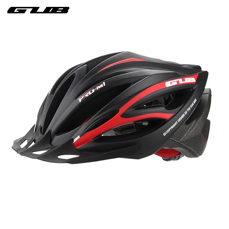 Велосипедный шлем GUB защитный с полями для горных велосипедов вентиляцией 21