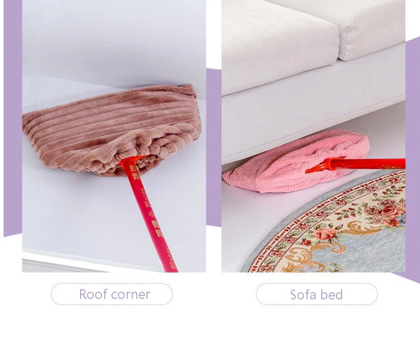 Фланелевая швабра многоразовая впитывающая Швабра сплошного цвета инструмент