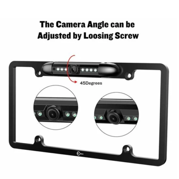 

New Universal License Plate Frame 170 Degree Angle Car Rearview Camera