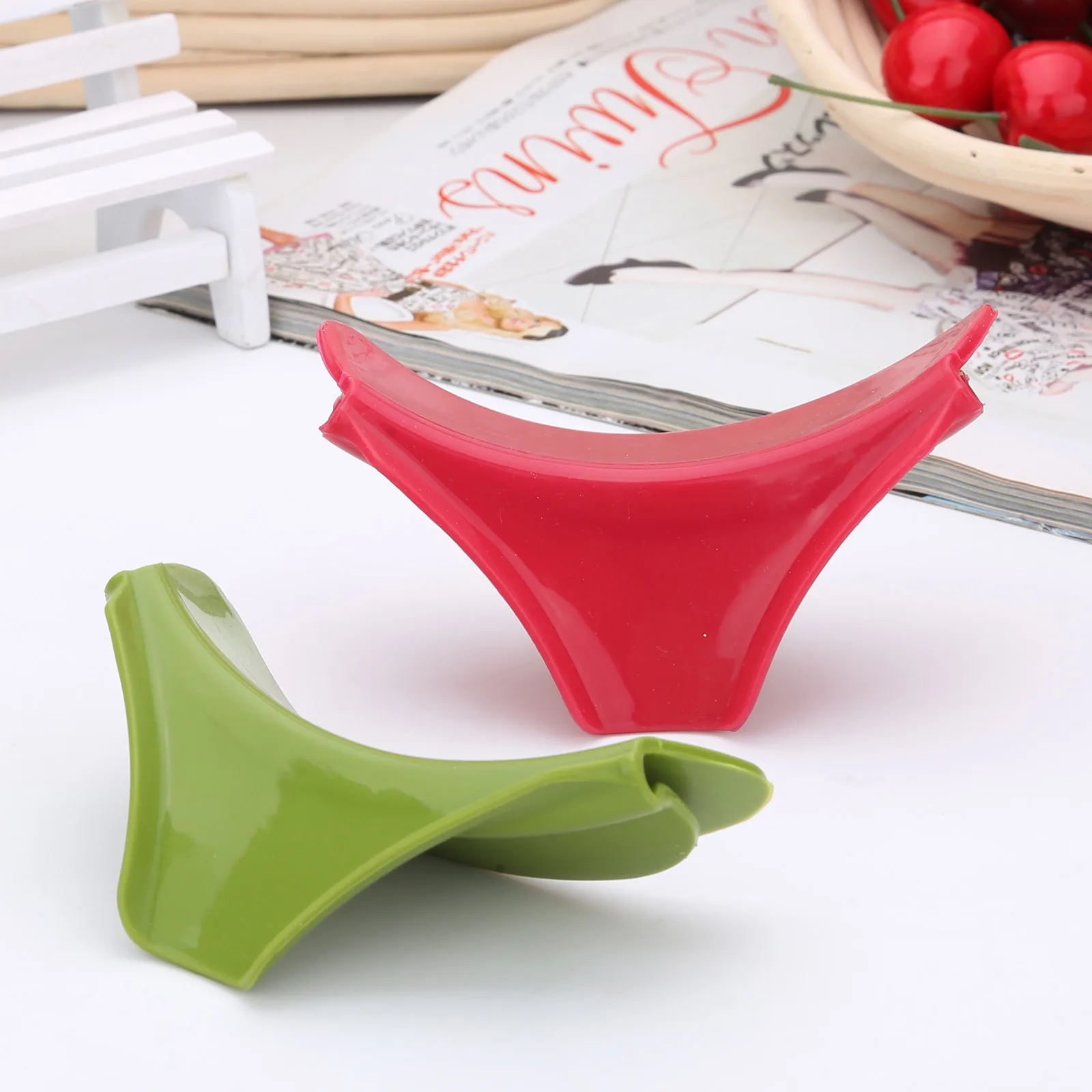 4 цвета круглый обод дефлектор выливается суп гаджеты анти разлив слив кухонные