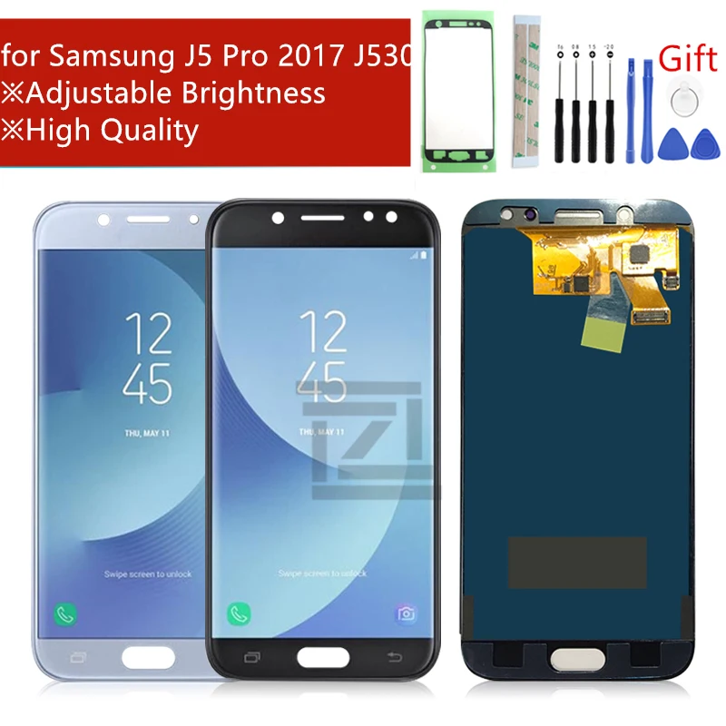 Регулировка яркости для Samsung Galaxy J530 2017 J5 pro ЖК дисплей с сенсорным экраном